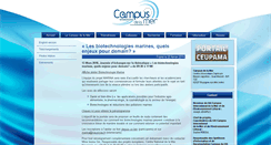 Desktop Screenshot of campusdelamer.fr